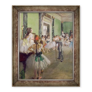 Tablou inramat - Edgar Degas - Clasa de dans, 70 x 85 cm