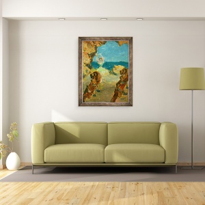 Tablou inramat - Edgar Degas - Dansatorul de balet, 60 x 80 cm - Img 2