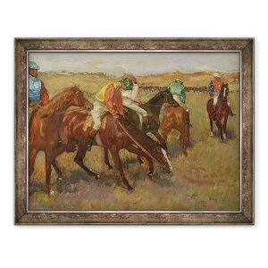 Tablou inramat - Edgar Degas - inainte de cursa, 60 x 80 cm
