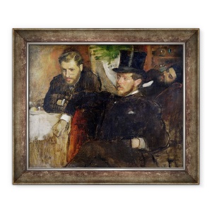 Tablou inramat - Edgar Degas - Jeantaud, Linet si Laine, 50 x 60 cm