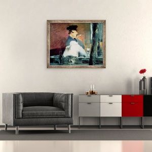 Tablou inramat - Edouard Manet - Barul, 50 x 60 cm - Img 2