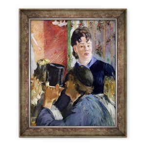 Tablou inramat - Edouard Manet - Chelnerita din Bocks, 50 x 60 cm