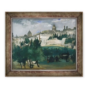 Tablou inramat - Edouard Manet - Funeraliile, 50 x 60 cm