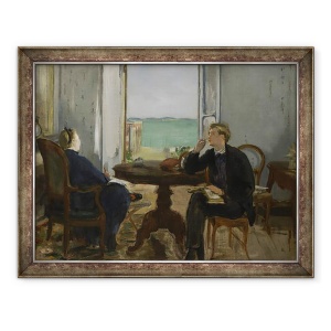 Tablou inramat - Edouard Manet - Interior la Arcachon, 60 x 80 cm
