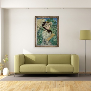 Tablou inramat - Edouard Manet - Le Printemps Jeanne Demarsy, 70 x 90 cm - Img 2