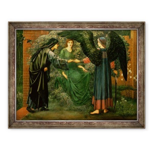 Tablou inramat - Edward Coley Burne-Jones - Inima Trandafirului, 60 x 80 cm