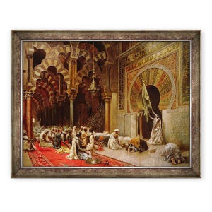 Tablou inramat - Edwin Lord Weeks - Interiorul Moscheii de la Cordoba, 70 x 90 cm