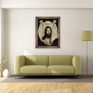 Tablou inramat - El Greco - Fata lui Hristos, 60 x 80 cm - Img 2