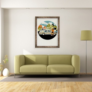 Tablou inramat - Eliza Southwood - Campagnolo Echipa Masina, 60 x 80 cm - Img 2