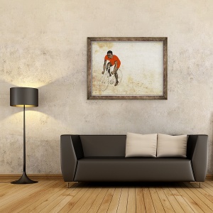 Tablou inramat - Eliza Southwood - Rosu, 70 x 90 cm - Img 2
