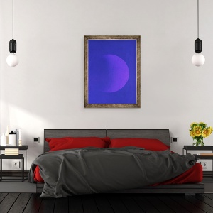 Tablou inramat - Emil Sandberg - Luna in scadere 01, 2020, 60 x 80 cm - Img 3