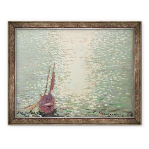 Tablou inramat - Emile Bernard - Douarnenez, Reflectii pe mare, 70 x 90 cm