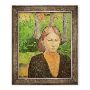 Tablou inramat - Emile Bernard - Portret De Sora Mea Madeleine, 50 x 60 cm
