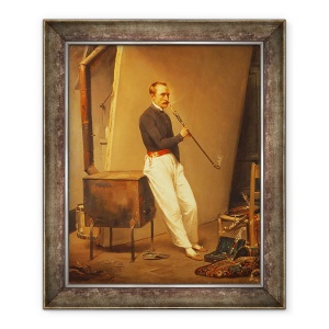 Tablou inramat - Emile Jean Horace Vernet - Autoportret, 50 x 60 cm