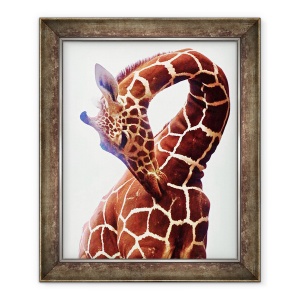 Tablou inramat - Eric Meyer - Giraffe, Sarara, 50 x 60 cm