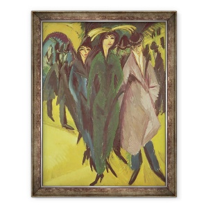 Tablou inramat - Ernst Ludwig Kirchner - Femeile de pe strada, 60 x 80 cm