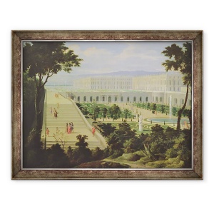 Tablou inramat - Etienne Allegrain - Orangerie la Chateau de Versailles, 70 x 90 cm