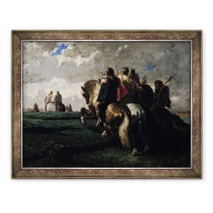 Tablou inramat - Evariste Vital Luminais - Barbarii dinaintea Romei, 60 x 80 cm
