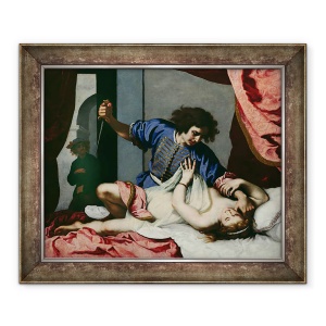 Tablou inramat - Felice Ficherelli - Tarquin si Lucretia, 50 x 60 cm