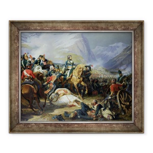Tablou inramat - Felix Philippoteaux - Batalia de la Rivoli, 70 x 85 cm