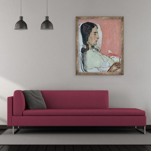 Tablou inramat - Ferdinand Hodler - Madame Valentine Gode Darel, Ill, 50 x 60 cm - Img 2