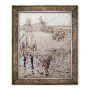 Tablou inramat - Fernand Cormon - agricultura, 50 x 60 cm