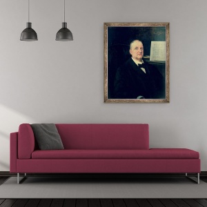 Tablou inramat - Ferry Peratoner - Anton Bruckner, 50 x 60 cm - Img 2