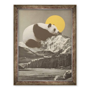 Tablou inramat - Florent Bodart - Panda lui Panda in munti, 60 x 80 cm