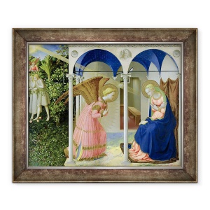 Tablou inramat - Fra Angelico - Buna Vestire, 50 x 60 cm
