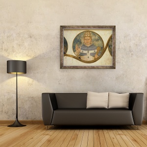 Tablou inramat - Fra Angelico - Papa Inocent, 70 x 90 cm - Img 2