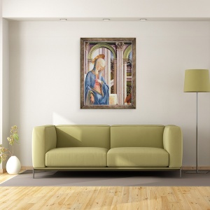 Tablou inramat - Fra Filippo Lippi - Buna Vestire II, 70 x 90 cm - Img 2