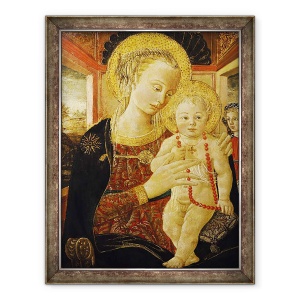 Tablou inramat - Francesco di Stefano Pesellino - Virgin si Copil, 70 x 90 cm