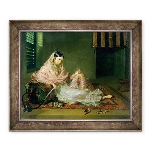 Tablou inramat - Francesco Renaldi - Doamna musulmana inclinata, 50 x 60 cm