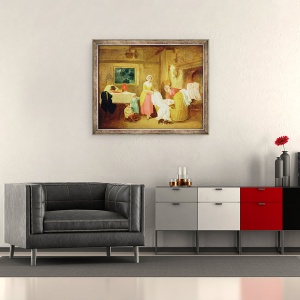 Tablou inramat - Francis Wheatley - Noapte, 70 x 85 cm - Img 2