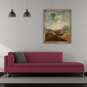Tablou inramat - Francisco Jose de Goya y Lucientes - Balonul sau, 50 x 60 cm - Img 2