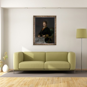 Tablou inramat - Francisco Jose de Goya y Lucientes - Portrait of Don Juan Antonio Cuervo, 60 x 80 cm - Img 2