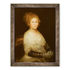 Tablou inramat - Francisco Jose de Goya y Lucientes - Portret considerat a fi Josepha Bayeu d.1812 sotia lui Goya, 60 x 80 cm