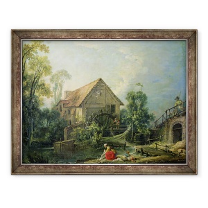 Tablou inramat - Francois Boucher - Moara, 60 x 80 cm