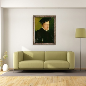 Tablou inramat - Francois Clouet - Hercule-François, Duce de Alencon, 60 x 80 cm - Img 2