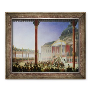 Tablou inramat - Francois Joseph Heim - Adunarea Champ de Mai, 50 x 60 cm