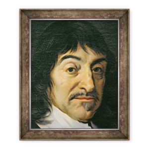 Tablou inramat - Frans Hals - Portretul lui Rene Descartes 1596-1650 c.1649 ulei pe panza, 70 x 85 cm