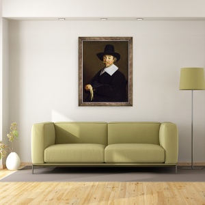 Tablou inramat - Frans Hals - Portretul unui barbat II, 60 x 80 cm - Img 2