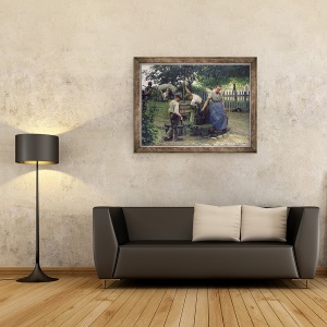 Tablou inramat - Franz Nolken - La fantana, 60 x 80 cm - Img 2