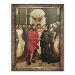Tablou inramat - Garcia Fernandes - Nunta Sfantului Aleixo cu Manuel si Maria, 60 x 80 cm