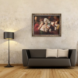 Tablou inramat - Gaspare Traversi - Omul Ranit, 60 x 80 cm - Img 2
