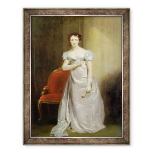 Tablou inramat - George Clint - Harriet Smithson 1800-54 ca Miss Dorillon, 60 x 80 cm