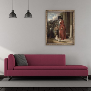 Tablou inramat - George Morland - Usa Squire, 50 x 60 cm - Img 2