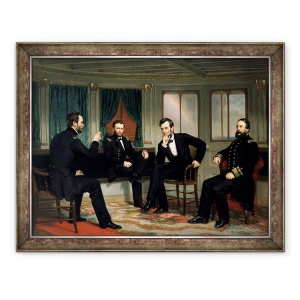 Tablou inramat - George Peter Alexander Healy - Pacificatorii, 70 x 90 cm
