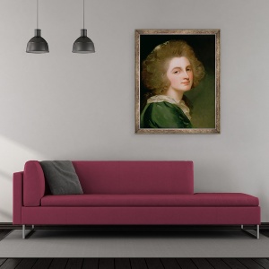Tablou inramat - George Romney - Portret De Ann Barbara Russell, 70 x 85 cm - Img 2