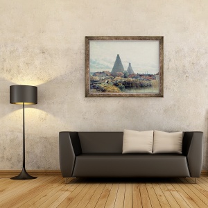 Tablou inramat - George Sidney Shepherd - Cuptor, 60 x 80 cm - Img 2